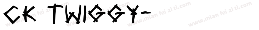 CK Twiggy字体转换